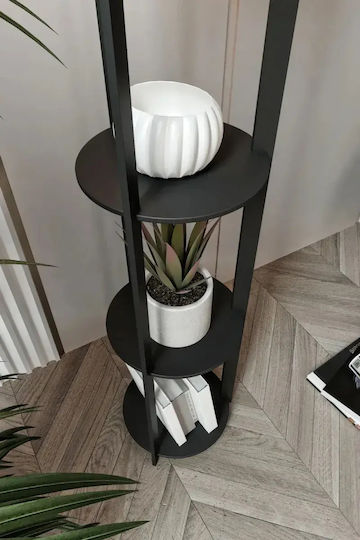 SteweHome Stehlampe Y135xH25cm Schwarz