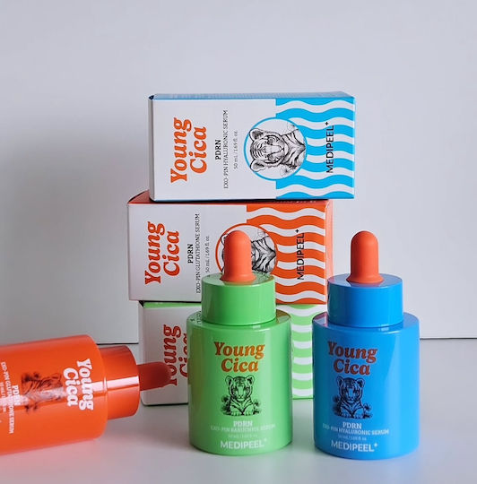 Medi Peel Young Cica PDRN Exo-Pin Glutathione Beruhigendes & Anti-Aging Serum für das Gesicht mit Centella Asiatica & Panthenol für Entgiftung & Aufhellung 50ml
