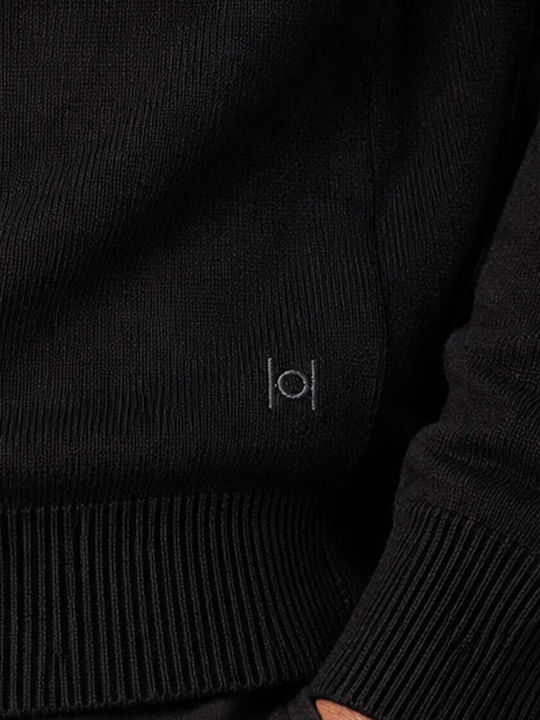 Men's Knitted Cardigan Black