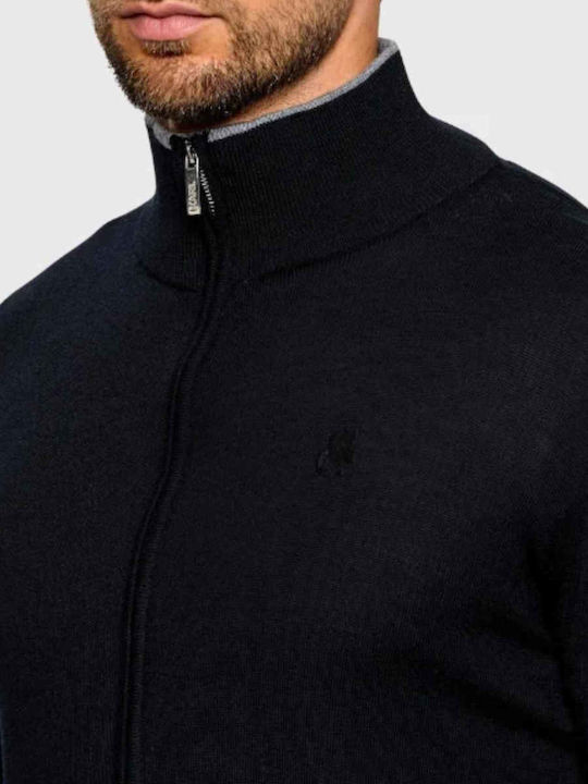 Herren Fleecejacken & Strickjacken  Schwarze Herren Zakehta