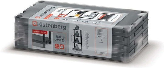 Bücherregal Schwarze 60x30x131.5cm
