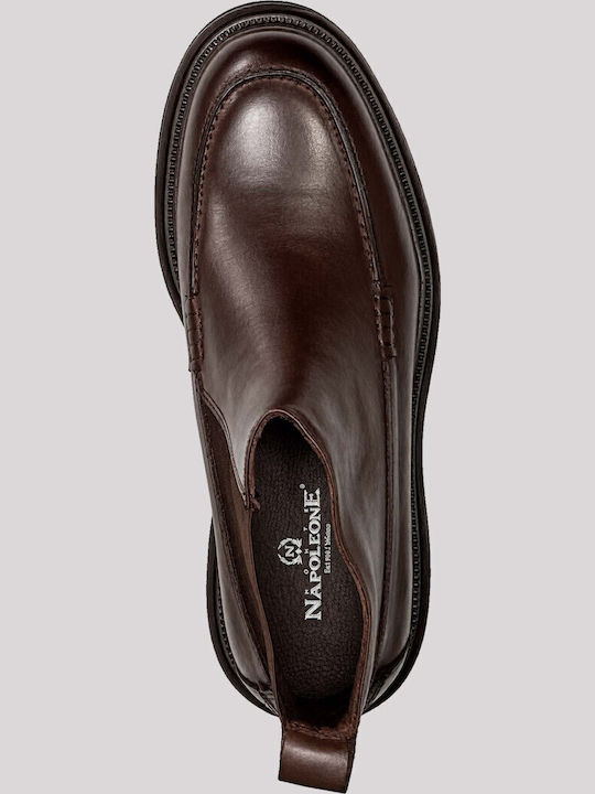 Leather Men's Boots Brown