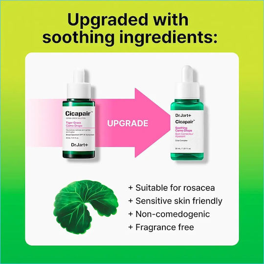 Cicapair Soothing Face Serum Tinted SPF20 with Niacinamide & Peptides 30ml