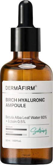 Dermafirm Birch Hyal Feuchtigkeitsspendendes Ampulle Serum Für Gesicht Mit Hyaluronsäure 50ml