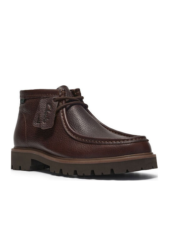Top Leather Chukka Boots Brown