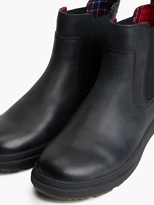 Leather Chelsea Boots Black