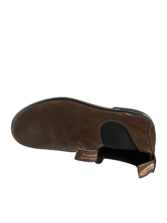 Boot Leder Chelsea-Stiefel Braune