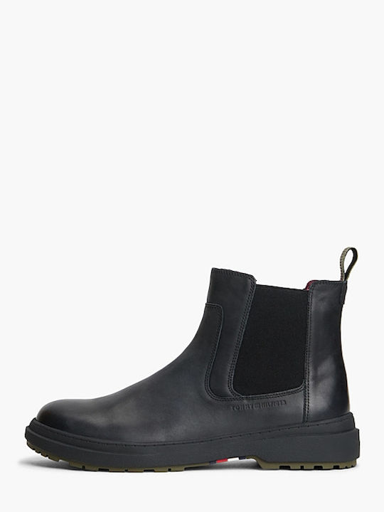 Leather Chelsea Boots Black