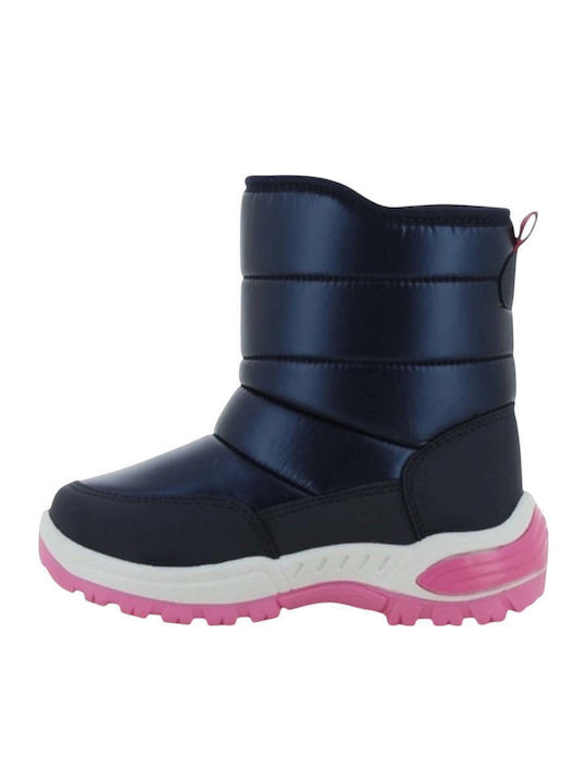 Lilo & Stitch Kinderstiefel Schnee mit Bügel- und Schleifenverschluss Blauen