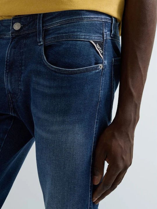 Anbass Мъжки Панталон Джинс Slim Fit Тъмносин
