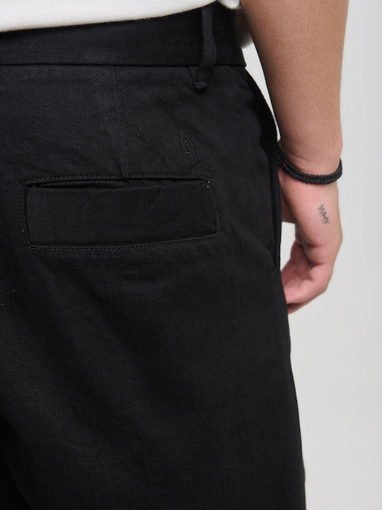 Мъжки Панталон Джин Black VILNIUS-2379 Black Denim