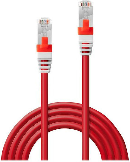 Lindy S/FTP Cat.6 Gigabit Network Cable Ethernet 5m Red