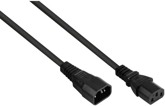 Kabelmeister Schuko - IEC C13 Cablu 1.8m Negru (SK0130-S018)