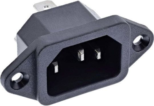 InLine IEC C14 - IEC C14 Cable Μαύρο