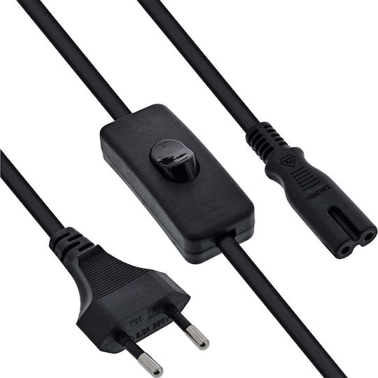InLine Euro - Euro Cable 5m Μαύρο