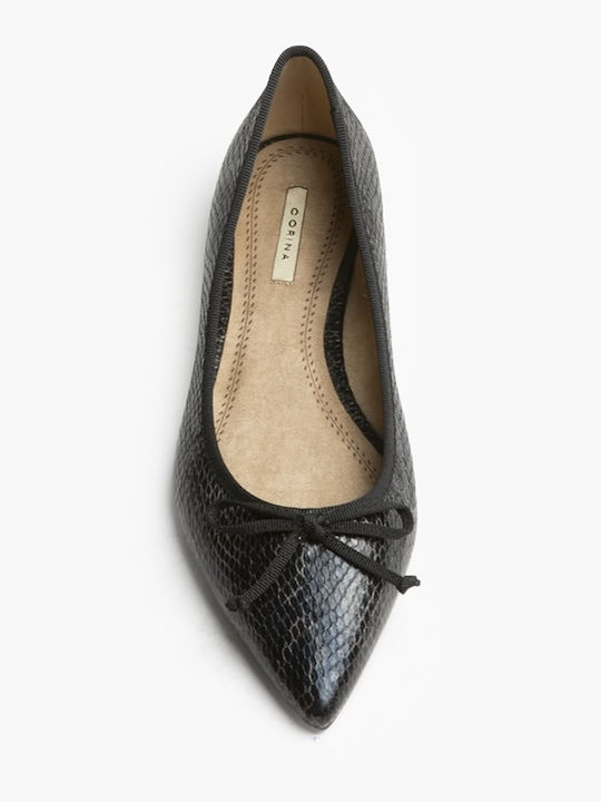 Damen Ballerinas Schwarz