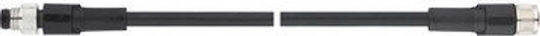 Anschlusskabel 2m Stecker M8 Buchse M8 Feldbus Ab-c3-m8ms-2 0pur-m8fs 22260209