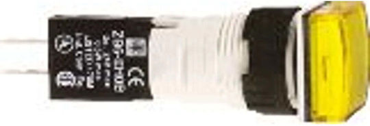 Signal Lamp 16mm Yellow 24v Ac Dc Xb6cv5bb