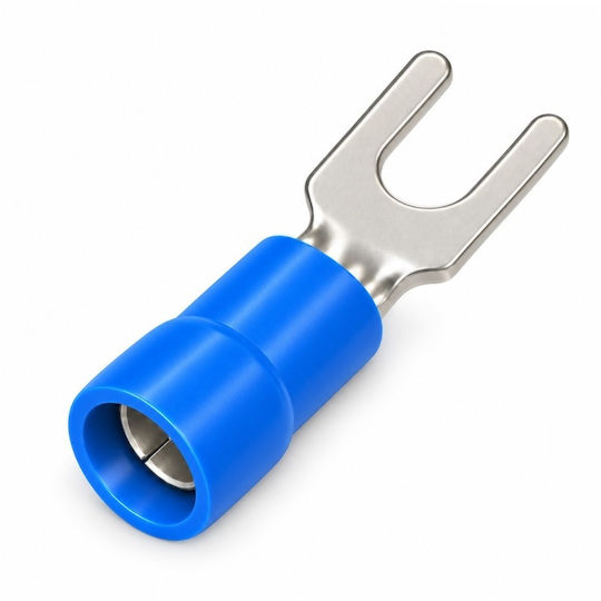 Elvhx Insulated Spade Terminal Blue 100pcs 1273