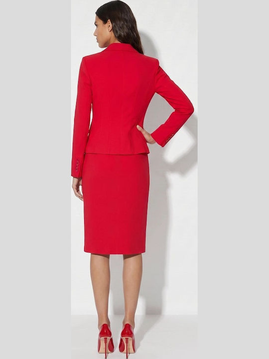Elisabetta Franchi Damen Blazer Rot