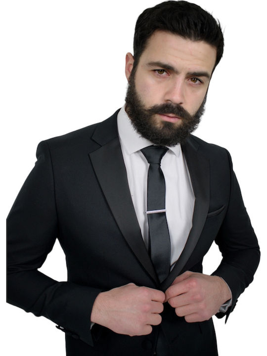 Herrenanzug Bräutigamanzug Schwarz 1-81102.02P-schwarz-56-xxl