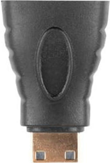 Lanberg AD-0037-BK Μετατροπέας mini HDMI male σε HDMI female 1τμχ