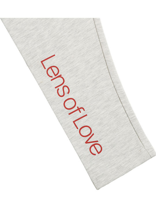 Kinderleggings Lang Grau