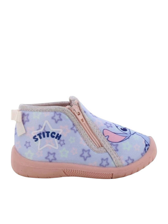 Stitch Παντόφλες Μποτάκια Λιλά