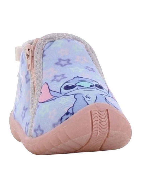 Stitch Παντόφλες Μποτάκια Λιλά