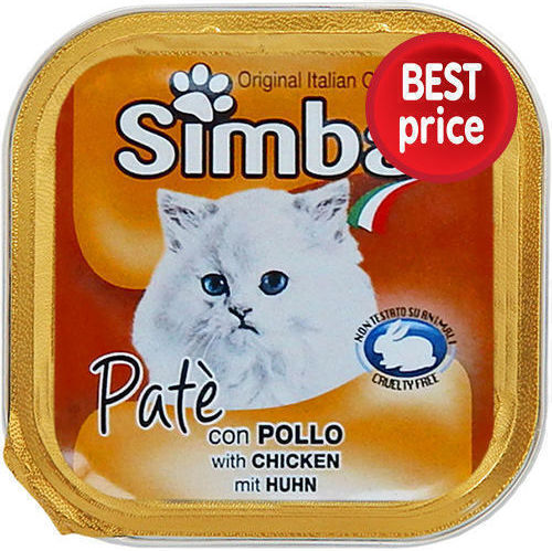 Simba Nasses Katzenfutter für Erwachsene Katzen mit Huhn