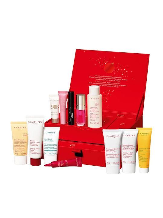 Clarins Advent Calendar 12 Holiday Season Shade Black Pink
