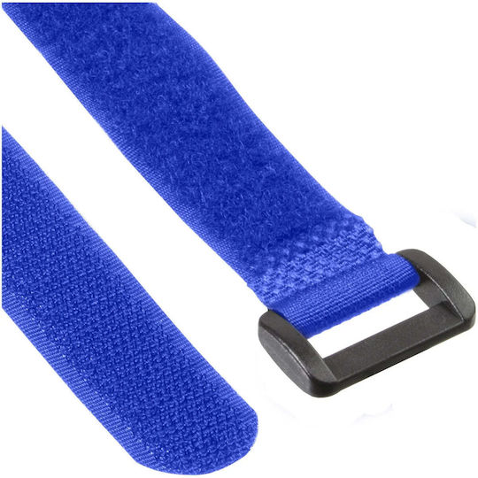 InLine Velcro Καλωδίων 400mmx20mm σε Μπλε χρώμα (10τμχ)