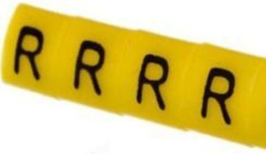 Ergom Кабелни връзки Жълт 100pcs E04ZP-01020204000