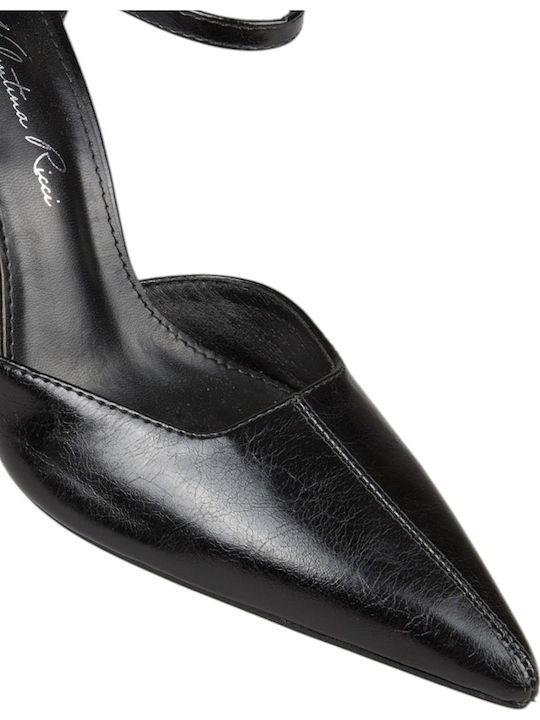 Pantofi cu toc cu Baretă Negre