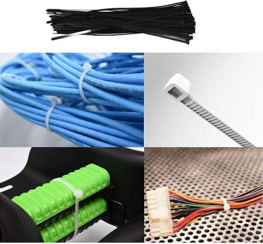 Yato Plastic Cable Ties in Black Colour 50 pcs YT-70655