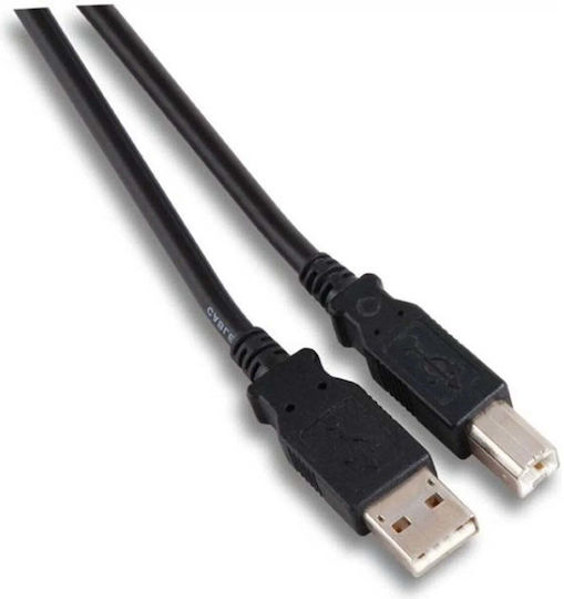 Efb Usb2.0 Anschlusskabel A-b St.-st. 1.8m Schwarz Classic