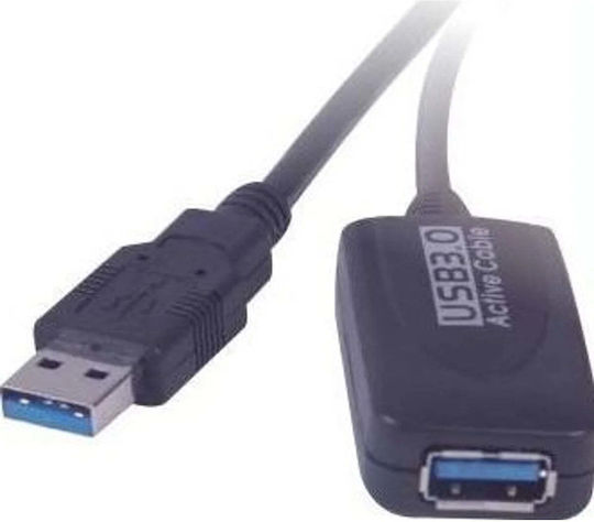 PremiumCord USB 3.0 Kabel USB-A-Stecker - Schwarz 10m