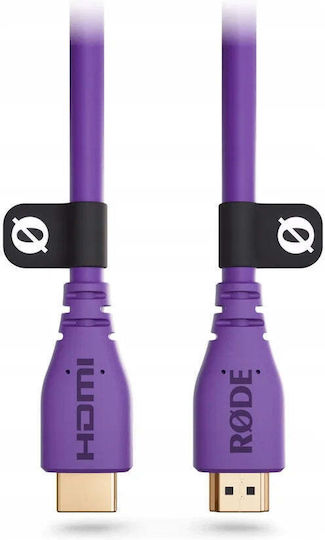 Rode Кабел HDMI мъжки - HDMI мъжки 1.5м Лилав