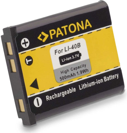 Patona Baterie aparat foto Li-40B / Li-42B Litiu-Ion (Li-Ion) 500mAh Compatibilă cu Olympus