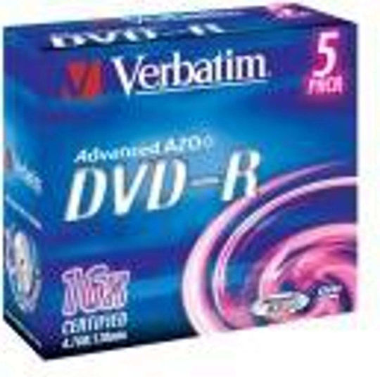 Verbatim Εγγράψιμο DVD-R 16x 4.78GB Cake Box 1τμχ