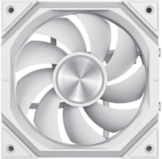 FN12A-N2 Wl-w Case Fan (800rpm) Without LED Lighting 3pcs White
