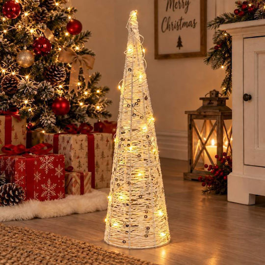 Illuminated Cone Tree 60cm Silver Illuminated Cone Tree 60cm Silver