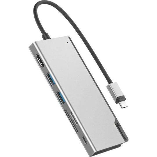 Alogic Ultra Usb-C Dock Uni V2 USB-C Stație de andocare cu HDMI 4K PD Gri