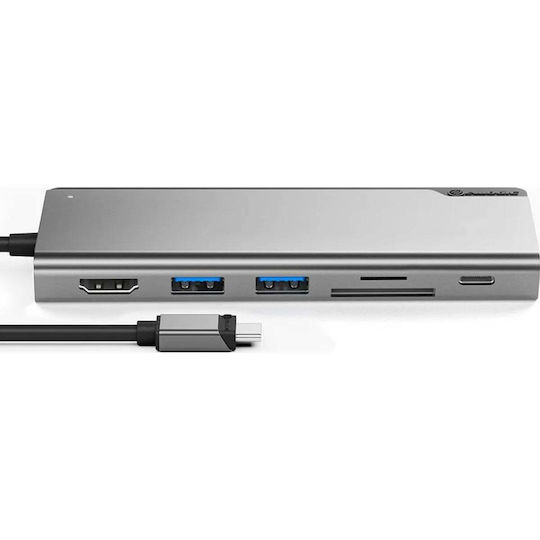 Alogic Ultra Usb-C Dock Uni V2 USB-C Stație de andocare cu HDMI 4K PD Gri