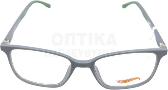 Kinder Brillengestelle mit Rezept Hot Wheels Clip-On Hwcl002 Graue Inklusive Sonnenbrille