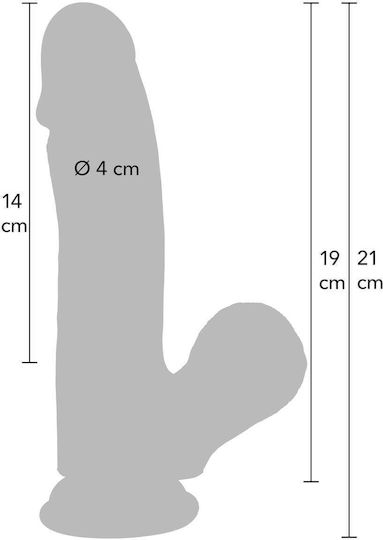 Hidden Desire Realistic Vibrator 19cm Flesh