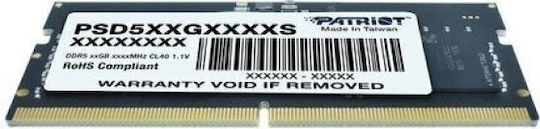 Signature DDR5 με Module 1x8GB και Ταχύτητα 5600 για Desktop