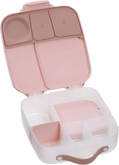 B.Box Lunchbox Kids' Food Container Made of Silicone 2L Pink 25.7 x 21.5 x 7.3cm