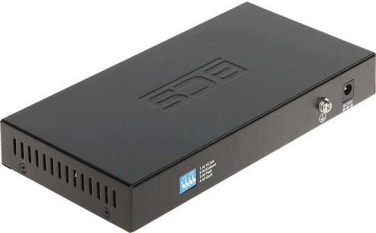 BCS B-SP08G02G Unmanaged L2 PoE+ Switch με 10 Θύρες Gigabit (1Gbps) Ethernet
