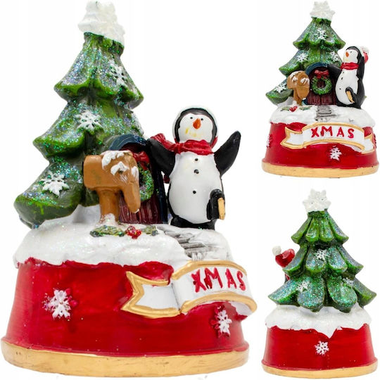 Christmas Figure Penguin with Music